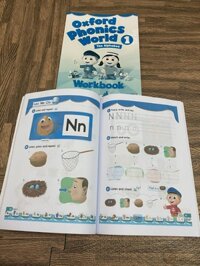 Oxford Phonics World 12345 Student Book & Workbook ( tài liệu in màu)