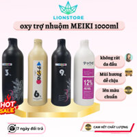 OXY trợ nhuộm MEIKI collagen 1000ml dành cho salon thơm dịu không rát da dầu
