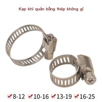 Oxy/axetylen/ống argon kẹp thép không gỉ Đôi ống dây cổ Fastener sống hoop