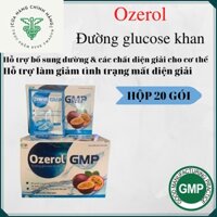 Ozerol Hộp 20 gói hỗ trợ bổ sung đường & các chất điện giải cho cơ thể, hỗ trợ làm giảm tình trạng mất điện giải