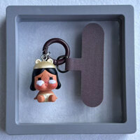 P POPMART CRYBABY Mặt dây chuyền điện thoại di động Móc khóa dễ thương POP BEAN Hug Series
