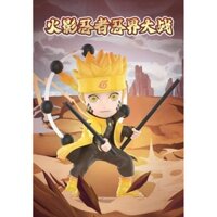 P POPMART POPMART Naruto Ninja Wars Series Hộp bí ẩn Hình hợp thời trang Đồ chơi Naruto Đồ trang trí