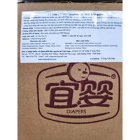 P [TẶNG QUÀ] Tã / Bỉm YIYING tương đối thở bông, heo, tên lửa, hoa quả, cá xịn dán / quần S72/M60/L52/XL44/XXL40/XXXL36