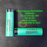 [P03] Pin sạc 18650 Panasonic NCR18650A Nội địa Nhật xã cực cao 30A liên tục dung lượng 3000mAh