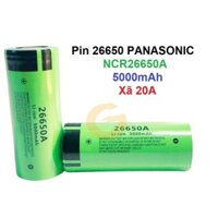 [P08] Pin sạc 26650 Panasonic NCR26650A 5000mah xã 20A Japan có QR code trên thân pin