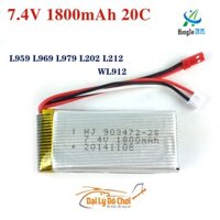 P13A pin 7.4V 1800mah pin nâng cấp cho máy bay V913, ô tô L959, L969, L979, L202, L212