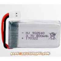 P2B PIN 3.7V 800MAH DUNG LƯỢNG CAO HƠN CHO MÁY BAY QUABCOPTER