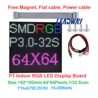 P3 Màn hình LED đầy đủ màu sắc trong nhà Bảng điều khiển màn hình LED Bảng hiệu LED Digtal Biển báo LED Màn hình Video LED Bảng điều khiển LED Bảng đèn LED tường RGB Bảng đèn LED ma trận LED Mô-đun LED cho triển lãm