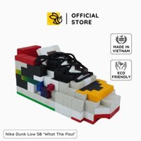 p4. Mô Hình Gỗ Giày Nike SB Dunk Low What The Paul Men's (Art Toy)
