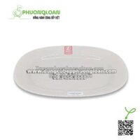 P416-10 Đĩa xoài vuông 10 (Nâu đá)