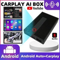 P7753 CarPlay Ai Box cho ô tô có dây CarPlay sang không dây 2 + 32G Bulit-in Android 13.0 System YouTube Netflix Wireless CarPlay & Android Auto Adapter