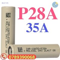 [P9.A] Pin Molicel P28A 2800mAh 35A Li-ion công suất cao INR-18650-P28A