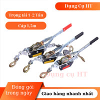 Pa lăng cáp lắc tay 1,5 mét - tời cứu hộ cao cấp giá tốt