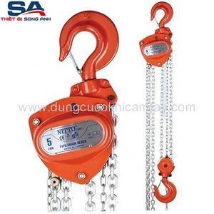 Pa lăng xích kéo tay 3 mét Nitto 20VP5, 2 tấn