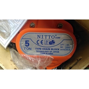 Pa lăng xích kéo tay Nitto 50VP5 (5 tấn 3 mét)