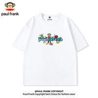 Pa paul frank / Áo thun ngắn tay Cotton nguyên chất Big Mouth Monkey Hàng có sẵn