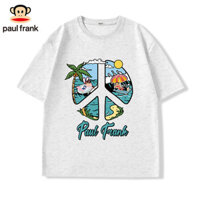 Pa paul frank / Big Mouth Monkey Pure Cotton Tay Ngắn Cổ Tròn Áo Thun Nam Rời Hàng Sẵn Có