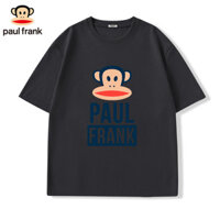 Pa paul frank / Big Mouth Monkey Cotton Nguyên Chất Cổ Tròn Tay Ngắn Mùa Hè 2025 Hàng Có Sẵn