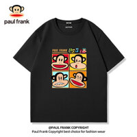 Pa paul frank / Miệng Lớn Khỉ Cotton Nguyên Chất Tay Ngắn Nam Mùa Hè Hàng Sẵn Có