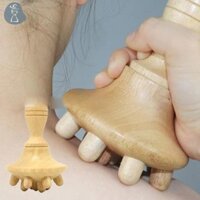 [Paandab] 1 Cái Máy Mát Xa Nấm Bằng Gỗ Trị Liệu Bằng Gỗ Dụng Cụ Massage Giảm Căng Thẳng Cơ Loại Bỏ Mỡ Địa Phương, Massage Toàn Thân Thư Giãn JOO
