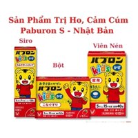 Paburon S Trẻ Em Nhật Bản - Thuốc Cảm Cúm Dạng Cốm Vị Dâu, Giảm Sốt Ho Sổ Mũi An Toàn Cho Bé 1-10 Tuổi Taisho