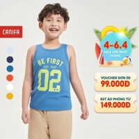 Pack 2 áo ba lỗ bé trai CANIFA áo thun không tay mặc nhà 2LA24S001