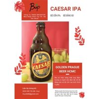 Pack 2 chai bia tươi thủ công Caesar IPA (Craft Beer Caesar IPA) - Độ cồn 8% - Độ đắng 60