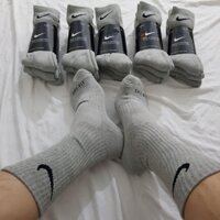 Pack 3 đôi tất thể thao Nike cao cổ Drifit màu xám  - Free ship + Quà tặng Loved socks by TatsTats.vn