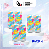 [Pack 6 Lon] Nước Uống Collagen 82X KAKEMONO Vị Ổi Hồng Giải Khát Đẹp Da, Giúp Săn Chắc, Trẻ Hoá (245ml/Lon)