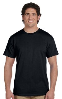 Pack Of 5 Fruit Of The Loom Men's Heavy Cotton T-Shirt Tee Short Sleeve Round Neck