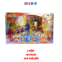 Pack thẻ one piece sky piea hộp vàng ( 36 pack 1 hộp ) . Dài 20cm - cao 13cm