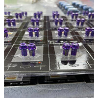 (Packing Ptitanium) Cover Valve Salaza Head Titanium Gr5 - Van vòi Titan M8 , ốc chụp chân van xe máy