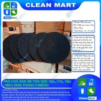 Pad Chà Sàn 3M 7200 Size 16in, 17in, 18in,  (  Màu Đen ) thùng 5 miếng - CLEAN MART