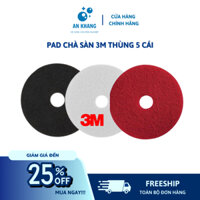 Pad Chà Sàn 3M Đen, Đỏ, Trắng 16 inch, 17 inch, 20inch (Thùng 5 cái)