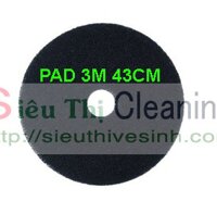 Pad Chà Sàn 3M Màu Đen 43cm(17in)