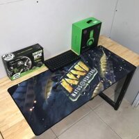 Pad chuột cỡ lớn lót bàn phím, miếng lót chuột, bàn di siêu mượt trải bàn kích thước lớn - Hàng chính hãng - 80x30 cm - Natus Vincere