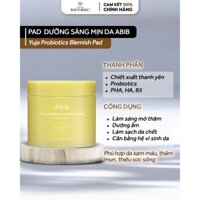 Pad dưỡng làm sáng da ABIB YUJA PROBIOTICS BLEMISH PAD