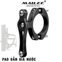 Pad gắn giá đỡ bình nước xe đạp chất liệu Nhôm lắp đặt ngang dọc cho đường kính 19-44mm - Mai Lee - Màu đen