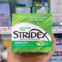 Pad toner giảm mụn đầu đen, tẩy da chết nội địa Hàn Stridex