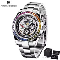 [PAGANI PD -1653] Đồng Hồ Nam PAGANI DESIGN PD -1653 Phiên Bản Đính Đá Máy cơ tự động Se/i/ko