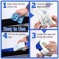 Painter Masking Tape Applicator, Wall Floor Painting Packaging Sealing Easy Seam Tape Practical Tiles Repair Beautify Cracks Tape Dispenser
