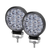 Pair 12-32V 42W LED Work Light Bar Spot Lights Driving Lamp For Offroad Car Truck ATV SUV