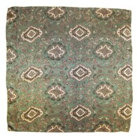 Paisley Silk Scarf Western Cowboy Wild Rag Bandana