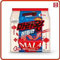 [Paldo] ⚡ Mới⚡Mala king bibimmen 540g (135 × 4) từ Hàn Quốc / Tzuyang Review