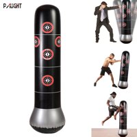 PAlight 1.6m Inflatable Punching Bag Column Stand Fitness Kick Training Boxing Target Bag for Children Adult