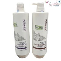 Pallamina Gội xả dưỡng và phục hồi tóc hư tổn Collagen Keratin Complex 750mlx2
