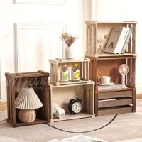 Pallet, hộp gỗ thông trang trí, decor dùng để đựng đồ, tổ chức sự kiện. Hộp gỗ chụp ảnh, cửa hàng