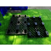 Pallet Nhựa Chân Cốc 1200x800x140mm Đen