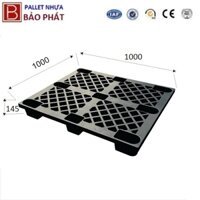 Pallet nhựa cũ chân cốc (1000x1200x145mm)