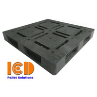 Pallet nhựa mặt đá cũ  KT: 1100x1100x150mm